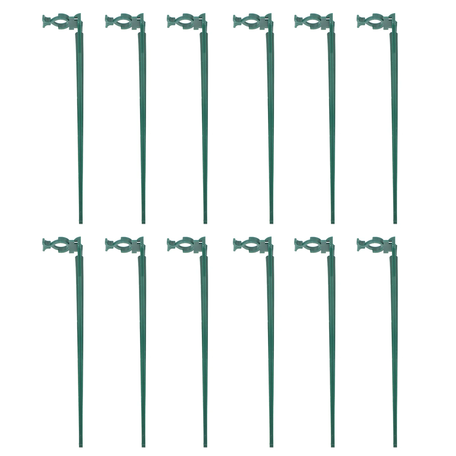 

Plastic Light Stakes Christmas Yard Lights Universal Holiday Pathway Lawn Garden Green