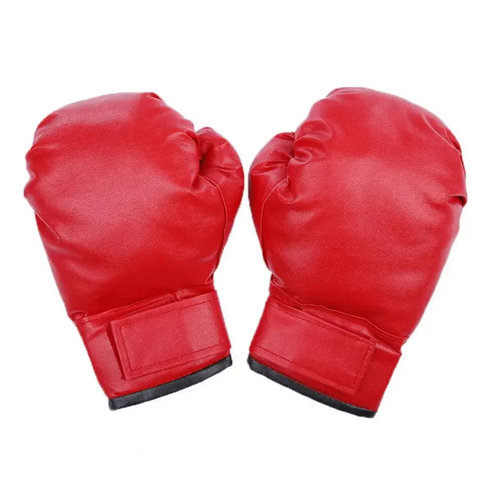 Mma Gloves Muay Thai Gloves Professional Faux Leather Boxing for Training Sparring Heavy Bag Work Ideal for Adults Kids