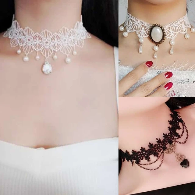 Fashion Key Pendant Adjustable Rhinestone Black Choker Classic Collar Necklaces  For Women Girls Velvet Choker, Fashion Choker