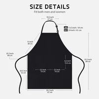 Tablier à bretelles réglable, 1 pièce, Logo personnalisé pour femmes avec poches, meilleur tablier de cuisine, tablier de coiffeur professionnel 2