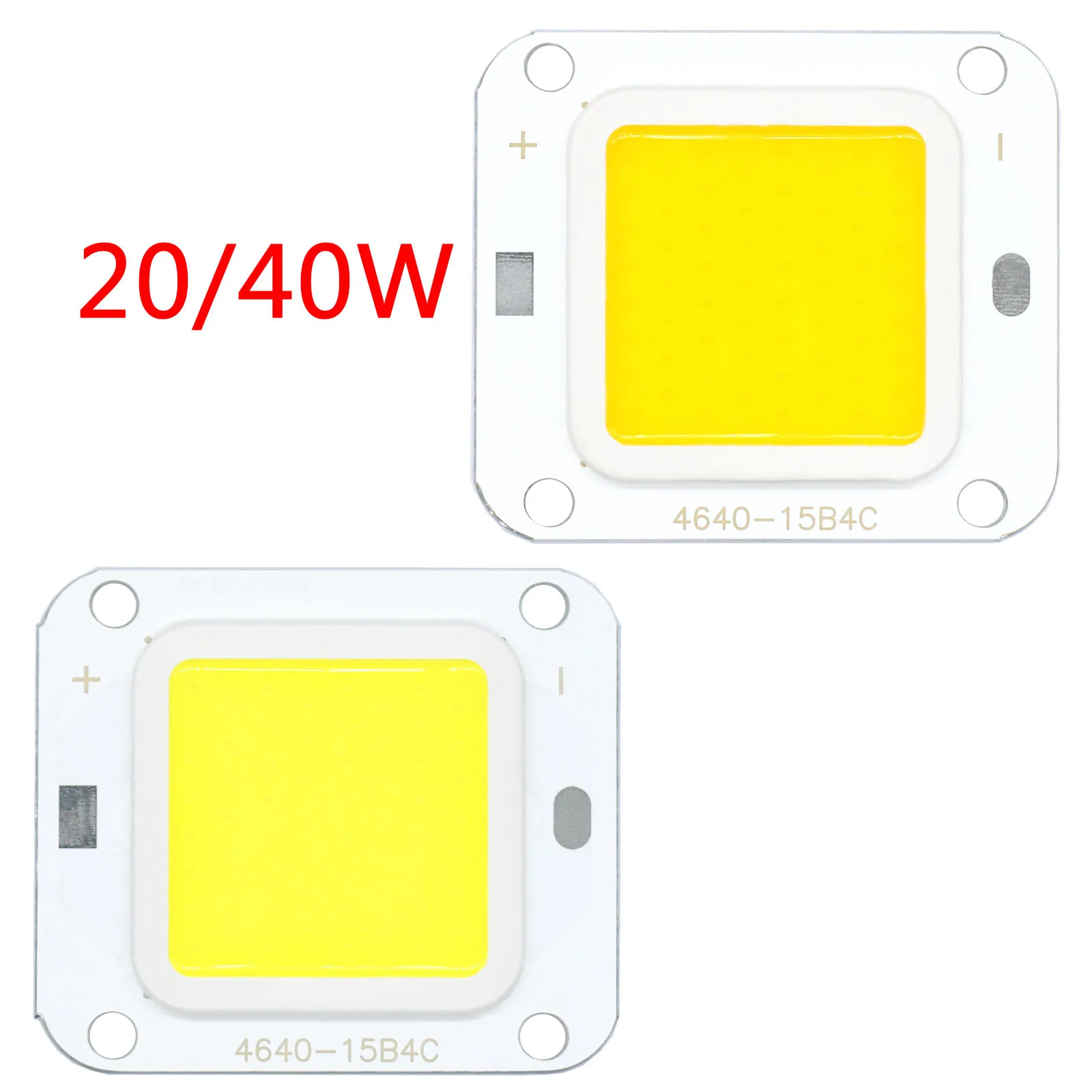 

LED COB Chip High 20W 40W 4640 DC12V 14V Diodes LED 2-Color For LED Bulb Floodlight Spotlight Projection Light Light Source DIY