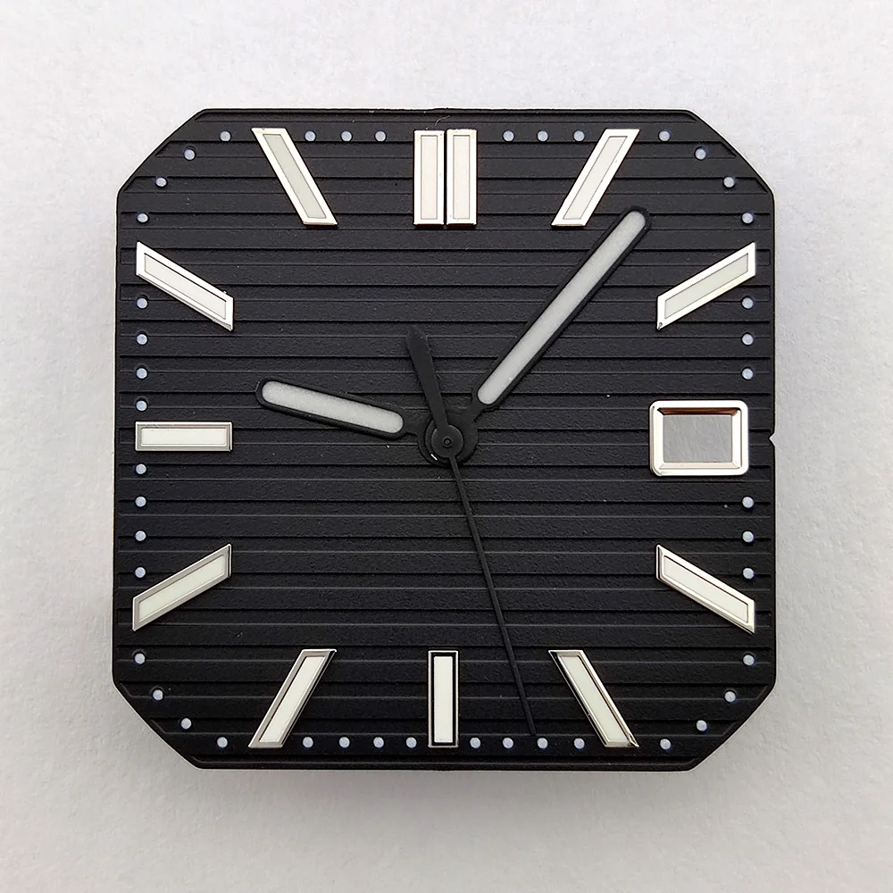 Men's Automatic Watch Kit - Square Dial, Waterproof 316L Stainless Steel Case