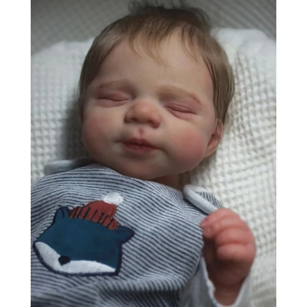48CM Reborn Baby Doll Pascale Newborn Sleeping Baby Bebe Reborn 3D Paiting Skin with Many Details Veins куклы реборн Doll Toys