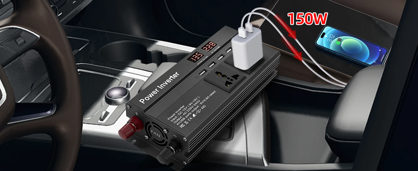 2000w inversor dc 12v para ac 110v