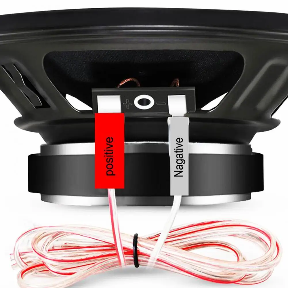 

2 шт. прочный сабвуфер, динамик с низким сопротивлением, аксессуар, автомобильный аудиосабвуфер, 5-дюймовая автомобильная акустическая система со средним басом