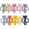 New Kids Teething Silicone Nursing Teether Gifts Newborn Dental Care Durable Teether Toys Teething Infant Chewing Toy Baby Stuff 6