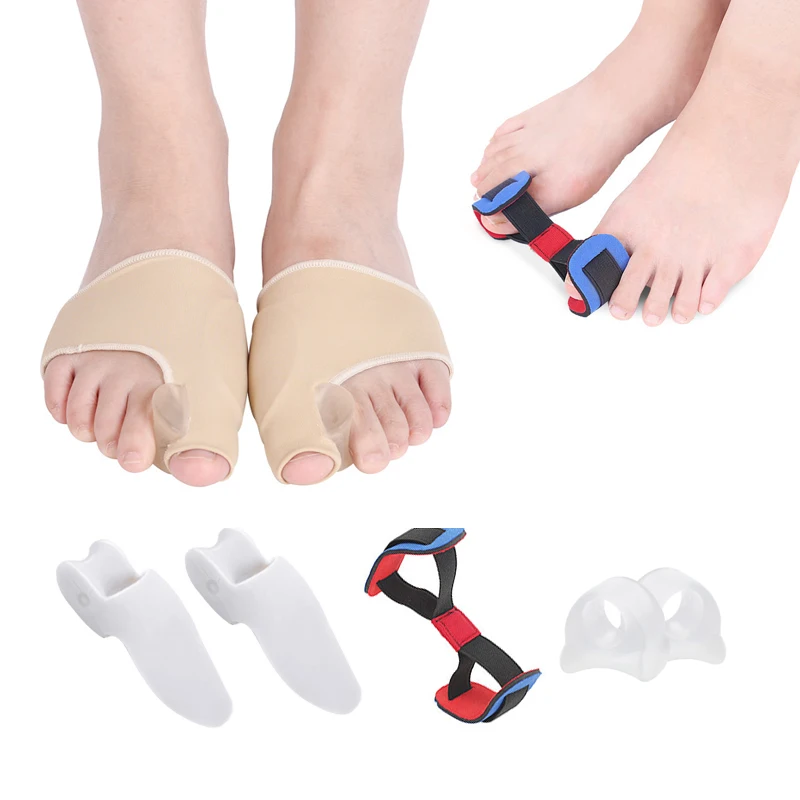 1/7Pcs Bunion Corrector Gel Pad Stretch Nylon Hallux Valgus Protector
