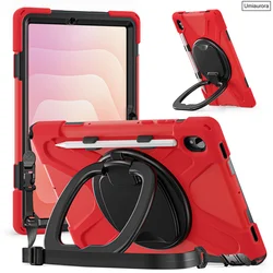 Custodia per Tablet Robusta Heavy Duty con Supporto a Anello Extractable e Cinghia