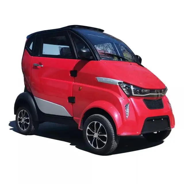 EEC certified four wheeled electric vehicle mini family car high and low speed switch EU standard