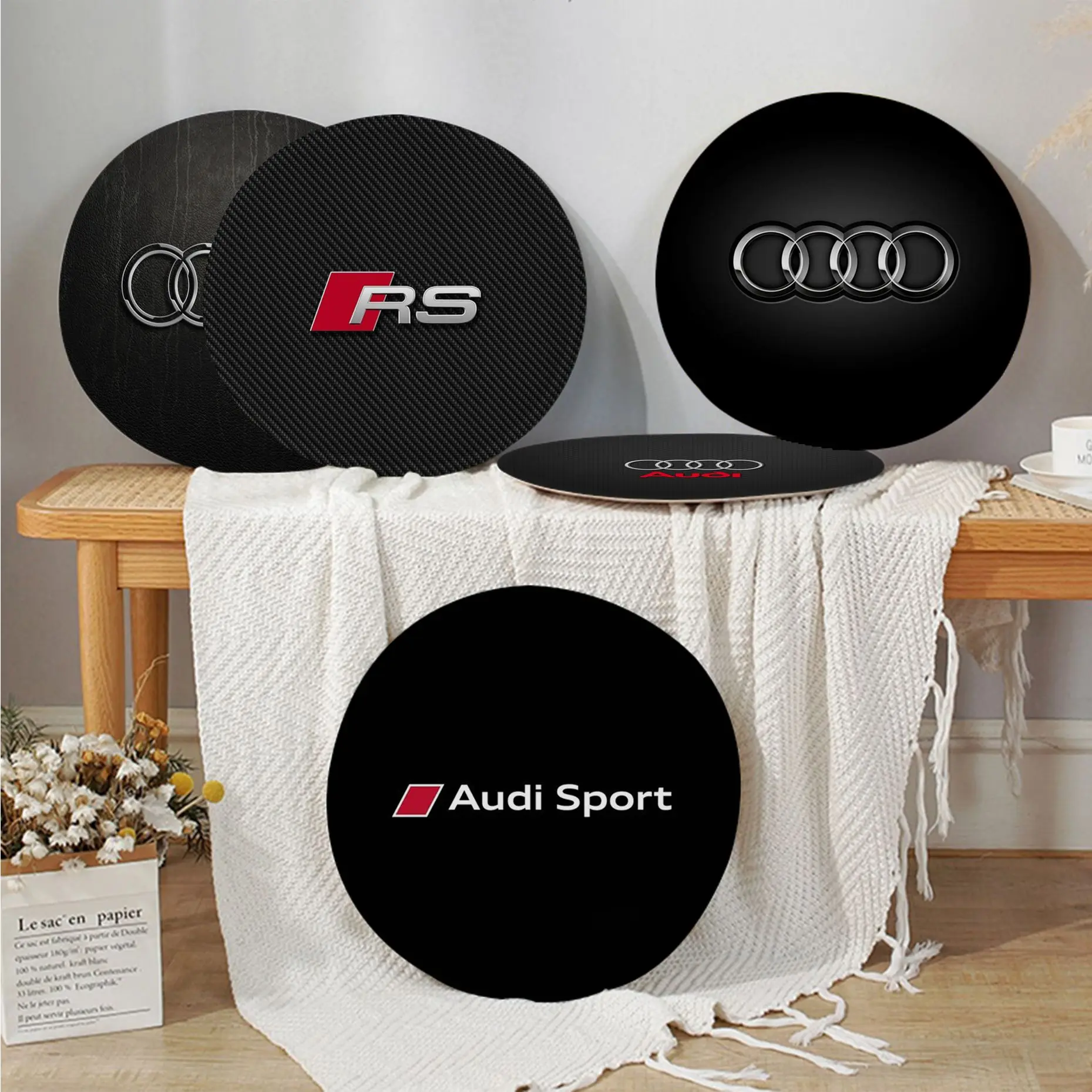 

Sports Car A-Audi Nordic Printing Chair Mat Soft Pad Seat Cushion For Dining Patio Home Office Indoor Outdoor Garden Mat