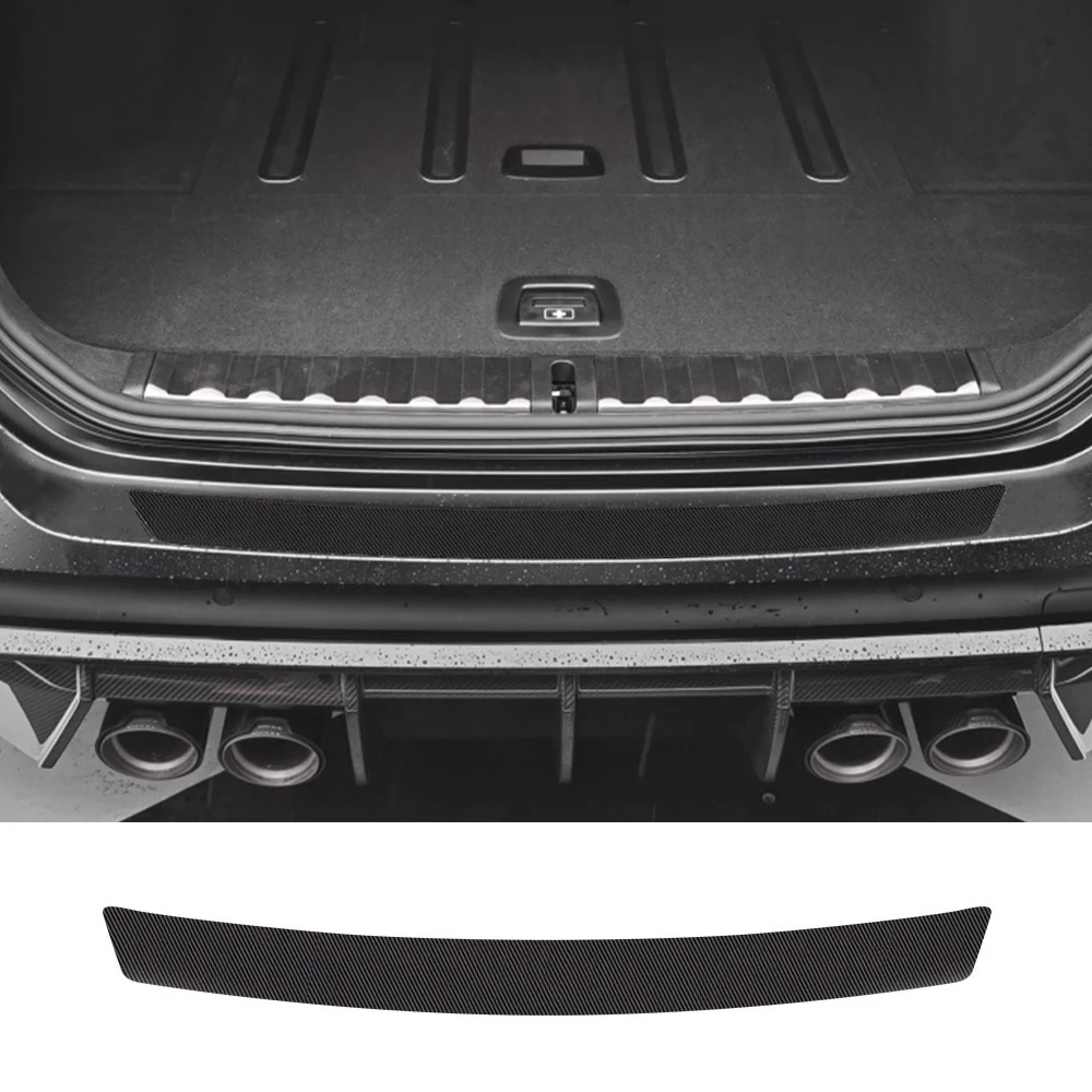 Car Trunk Sill Sticker PVC Anti Scratch Carbon Fiber Decal For BMW F30 ...