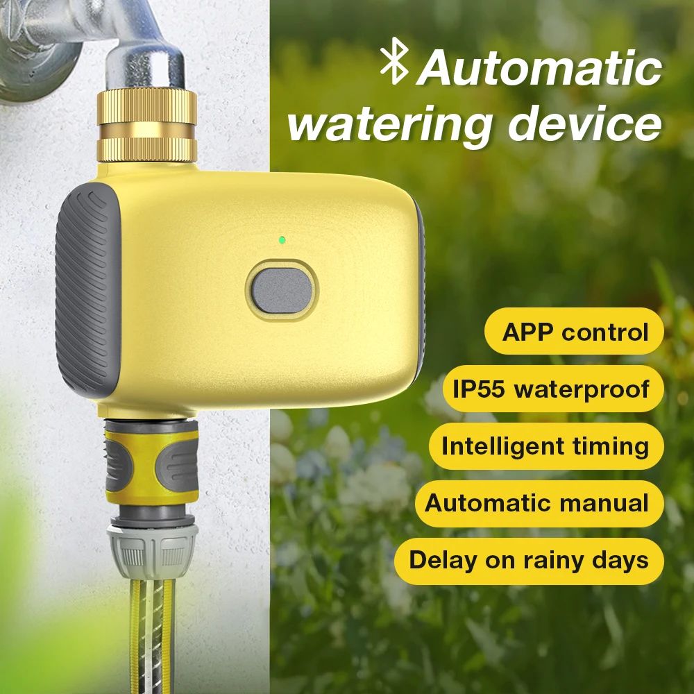Tuya Wifi Automatic Water Timer Garden Watering System 50ft without interference