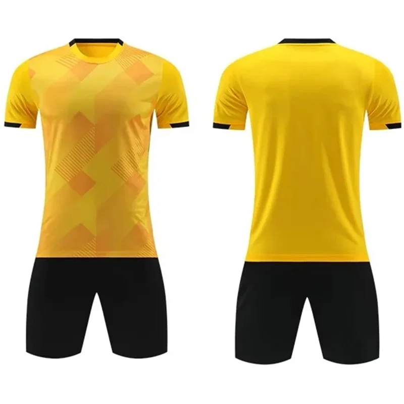 Sublimation Fashion Design Kids Football Sports Soccer Kits Suit Printed Children Soccer Jersey