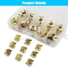 20sets/lot 14mm 18mm Wallet Button Magnet Buckle Buttons Metal Snap Thickening Magnetic Automatic Adsorption Buckle Installation 6