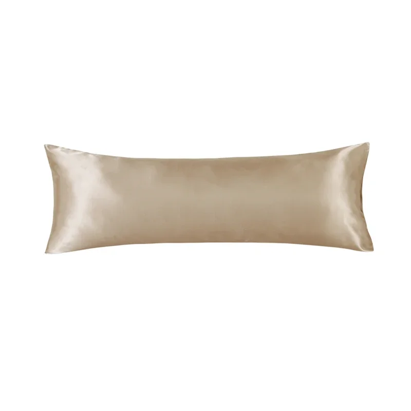 Luxurious 100% Satin Silk Body Pillowcase - Solid Color