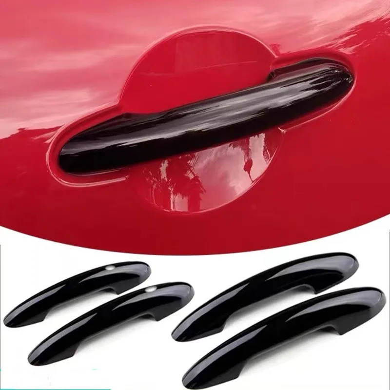 Glossy Black Door Handle Cover For MINI Cooper S JCW Clubman F54 F55