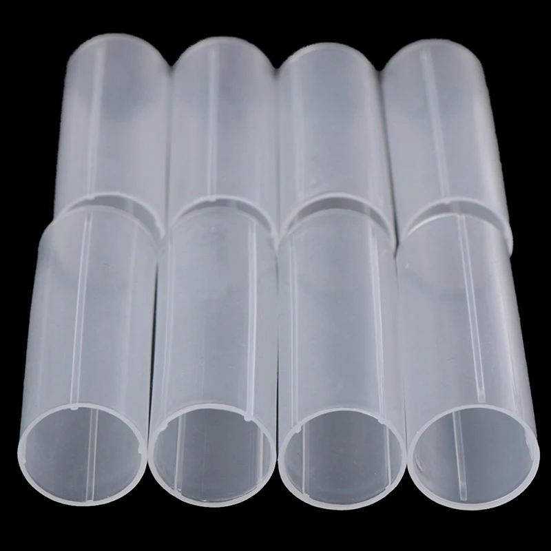 6cm plastic 18650 battery holder tube For flashlight torch lamp light 8Pcs battery holder box