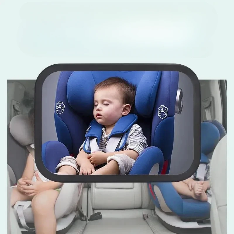 85 Baby Car Seat Rearview Mirror-Infant Observation Mirror for Rear-Facing Carriers, Safety Reflector, Adjustable Baby Mirror.