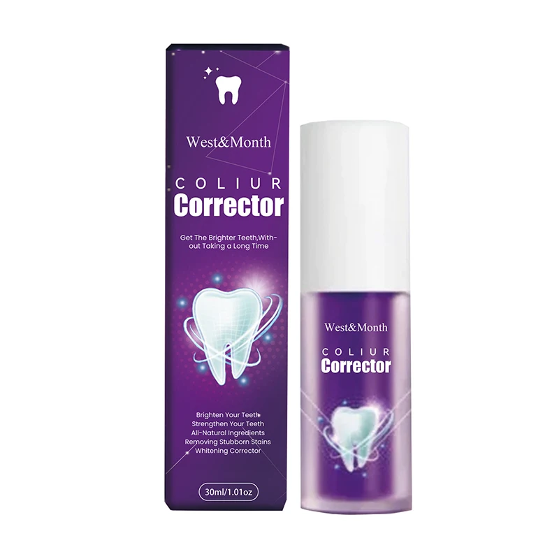 30ml Teeth Whitening Product Purple Toothpaste