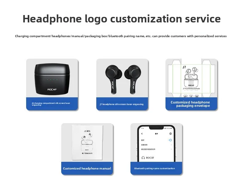 Hot-Selling Bluetooth Earphones6Mai Noise Cancelling Sports Semi-In-Ear Wireless