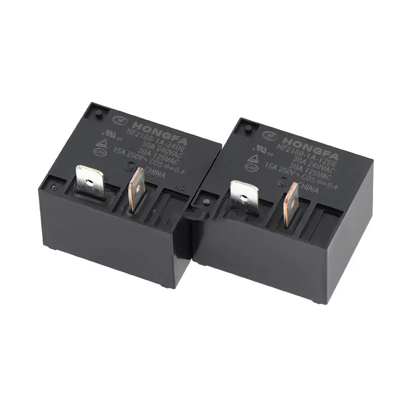 10PCS HF2160 1A 12DE HF2160 1A 24DE 100% new Relay DC12V 30A 240V 4Pin ...