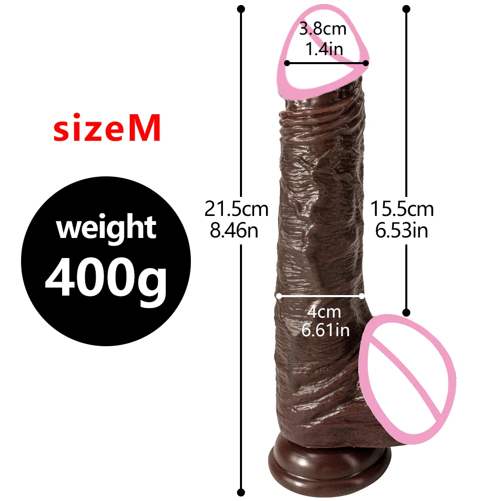 Oversized Black Realistic Dildo 9 Inch Silicone Big Penis Adult Suction Cup  Anal Sex Toys For Couples Strapon Vagina Masturbator - AliExpress