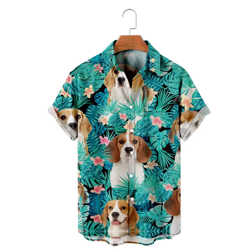 Новые Гавайские мужские рубашки