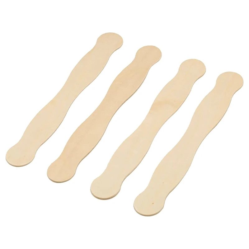 8Inch Fan Handles Or Wooden Spatula Or Paint Mixing Pack 100 Craft Popsicle Sticks Ice Cream Stick DIY Crafting Supplies Kit craft popsicle sticks