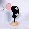 Wood Portable Earring Display Stand Jewelry Rack Ear Shaped Ear Studs Organizer Holder Rack for Earrings Earrings Display Tool 5