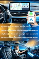 Compatible avec BMW Série 3 E90 E91 E92 E93 2005-2012 Système Linux Équipé d'un écran tactile IPS amélioré de 10,25 pouces, conserve les fonctions d'origine du constructeur. Prend en charge le CarPlay sans fil et l'Android Auto, navigation sur grand écran haute définition sans latence 6