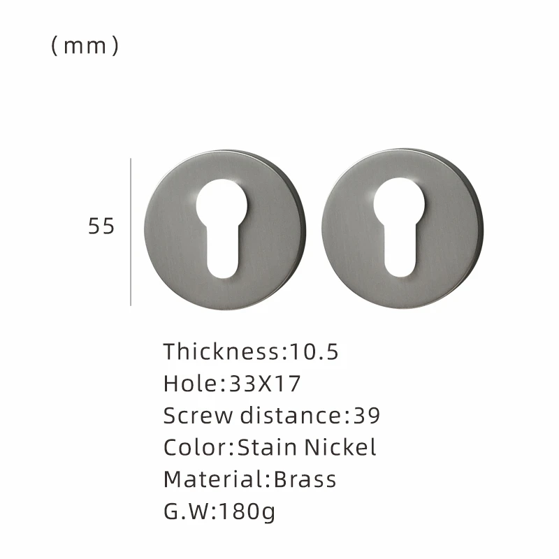 Euro key hole SN