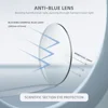 Retro Round Frame Myopia Glasses for Men Anti Blue Light Optical Eyewear Reading Eyeglasses Diopter 0~-600 Can Be Customizable 5