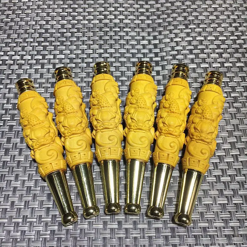 

Popular Wooden Cigarette Holder Creative Mini Smoking filter Tar Filtration Healthy Hookah mouthpieces Cleanable Tobacco Pipe