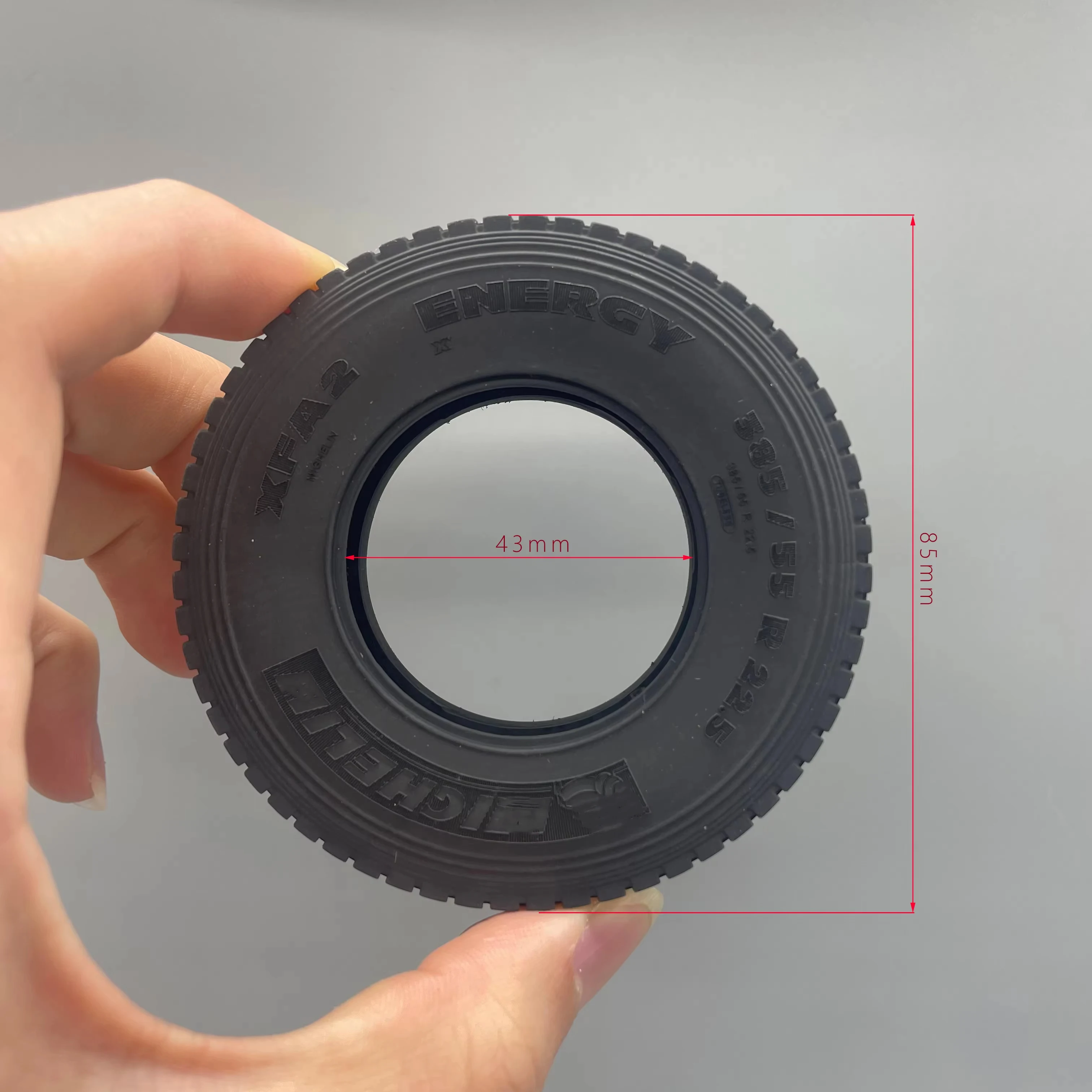 1/14 Rc Gummireifen für Tamiya 1/14 Fernbedienung Traktor LKW Anhänger Diy Zubehör Reifen Teile