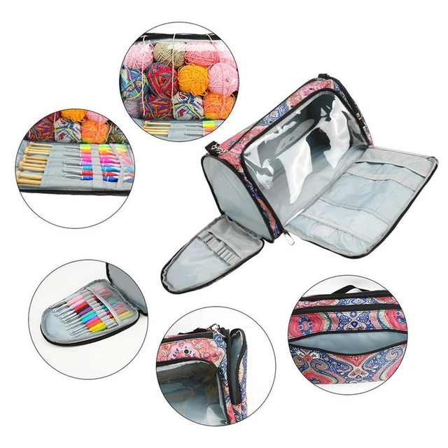 Case Knitting Crochet Hook Storage Organizer  Knitting Needles Organizer  Bag - 12 - Aliexpress