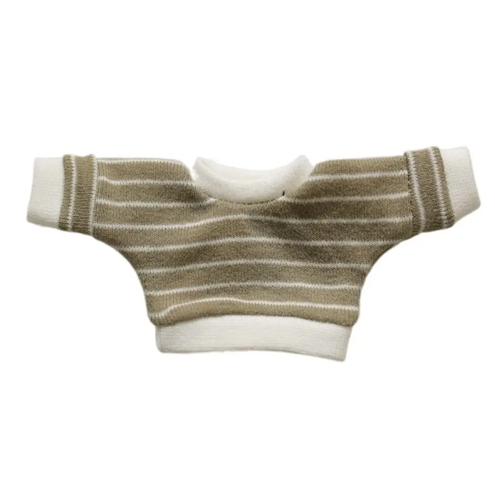 Cotton Doll Clothes Undershirt Solid Color Hoodie Plush Doll Clothes 15cm Doll Accessories High Quality