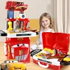 [Disney] 3 in1 Cars Lightning McQueen Toolbox Toy Set  Mickey mouse Simulated kitchen set play house set kids toys for baby gift 1