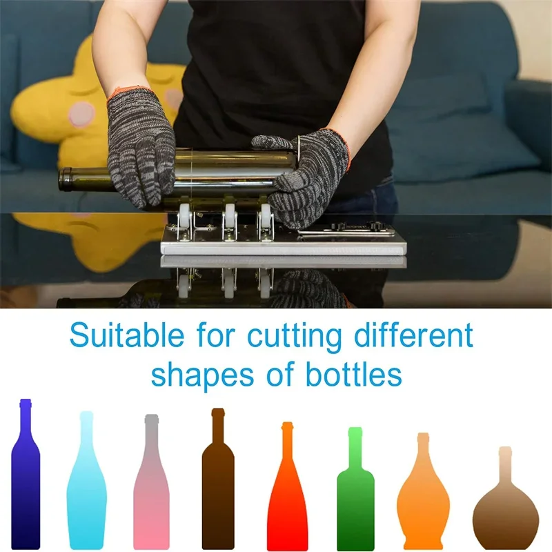 Three Wheel Glass Bottle Cutter Professional Non-Slip Glass Cutter DIY Bottle Cutting Tool Porcelain glass cutter,tile glass cutter,tile cutting tool,bottle cutter