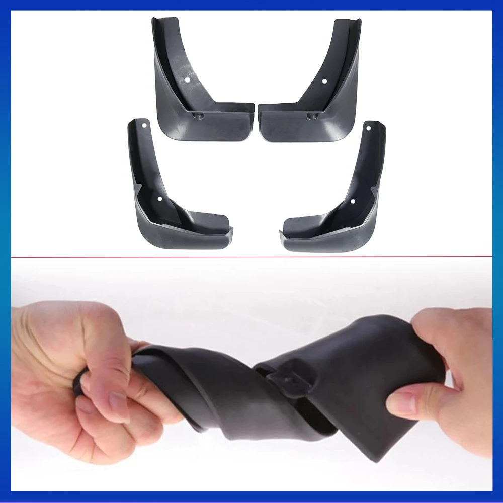 Set Parafanghi Per VW Jetta 5 / Bora / Vento 2006-2011 - 4 Pezzi, In PP+TPE, Protezione Da Spruzzi