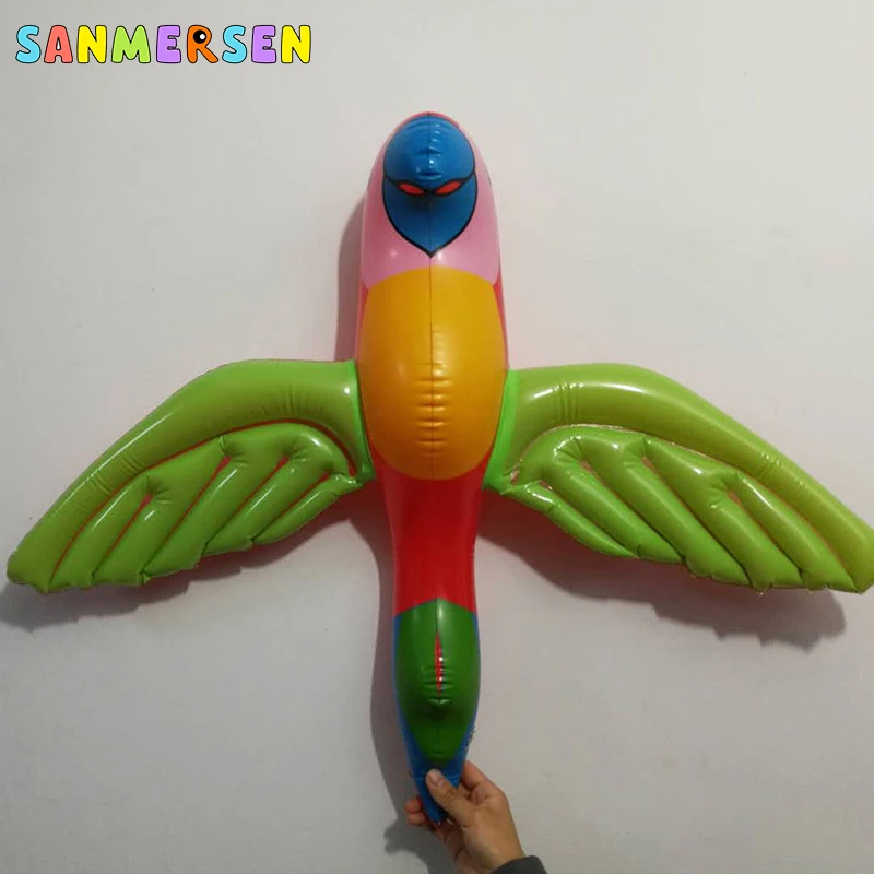Inflatable Parrot Children Toy Outdoor Decorative Inflatable Animals Simulation Inflatables Toy Bird Model Party Kids Toys