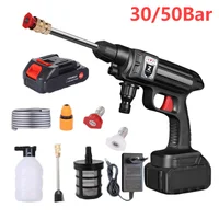 100Bar Cordless High Pressure Cleaner Washer Spray Water Gun 45000mAh Foam Generator Car Washing Machine Home Car Cleaning Tool 1