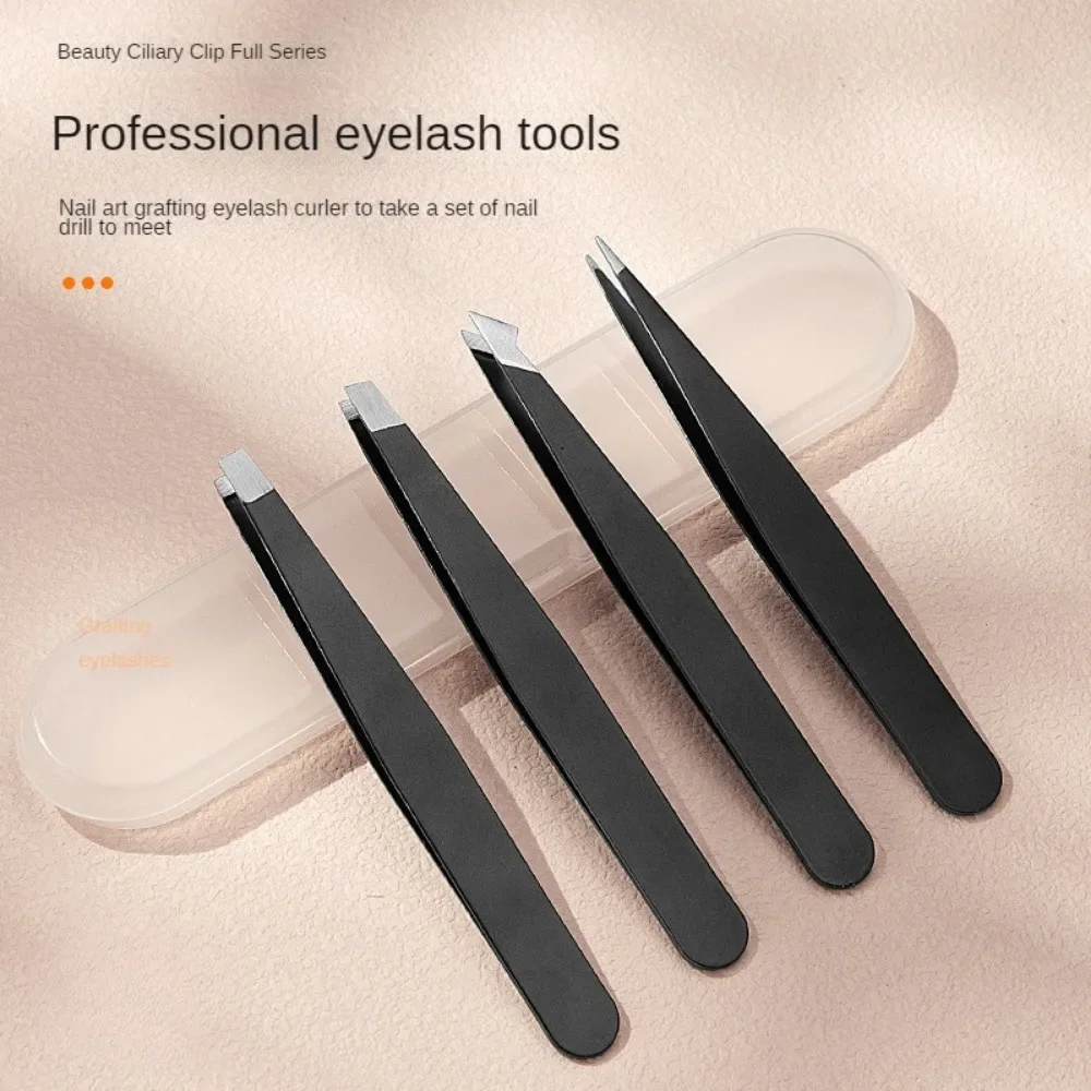 Multi-purpose Eyebrow Tweezers Stainless Steel Eyebrow Tightening Facial Hair Trimmer Makeup Tool Set, Eye Shaping Tools 2