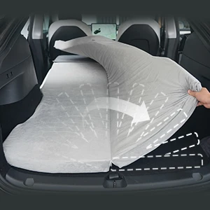 Geländewagen Camping Matratze für Tesla Modell y/x Memory Foam Matratze  Aufbewahrung tasche Blatt tragbare Auto Reise bett schlafen - AliExpress