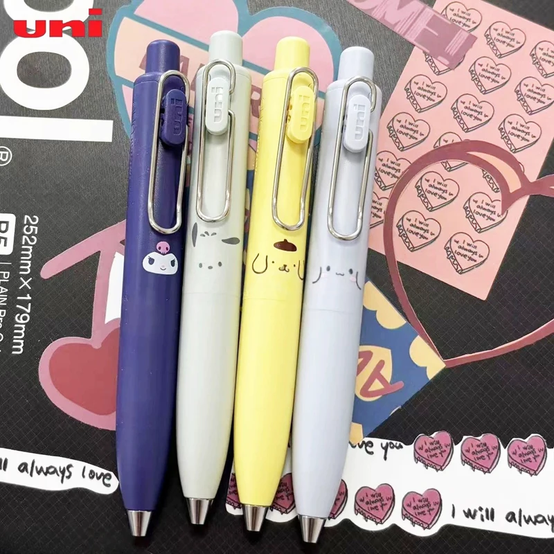 Uni Mini Small Thick Core Portable Pocket Gel Ink Pen 0.5mm Cute Cartoon Fat Dudu Signature Stationery Fun Writing Neutral Pens