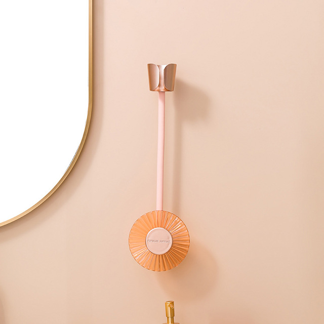 Dryer Holder Hands Free Bracket Wall Mounted Nail Free No Drilling Hair Dryer Holder Bracket Organizer