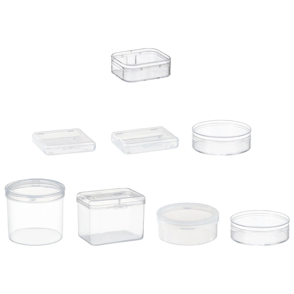 

8 Pcs Puff Box Makeup Storage Holder Travel Case Sponge Pp Accessories Supplies Sponges Face Disposable puffs