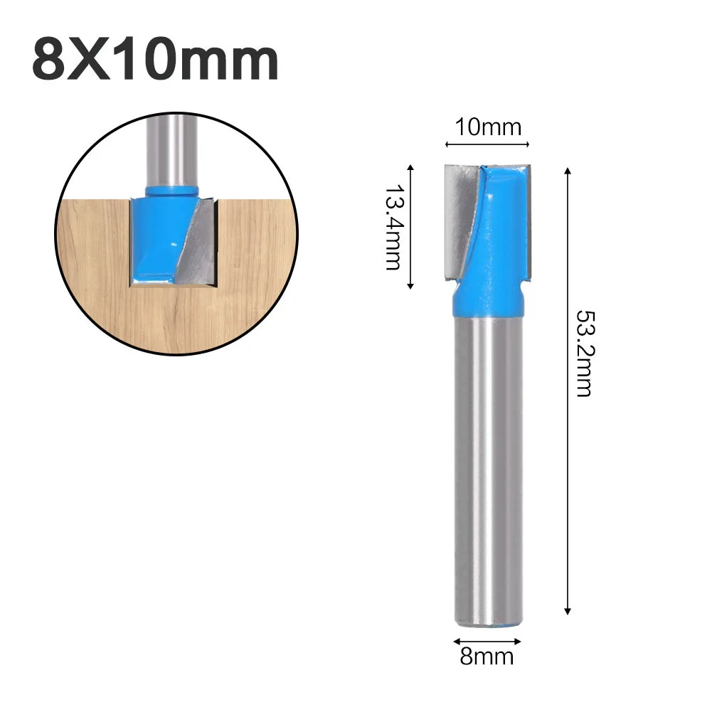 

1pc 8mm Cleaning Bottom Engraving Bit Solid Carbide Router Bit Woodworking Tools Engraving Trimming Machine Milling Cutter