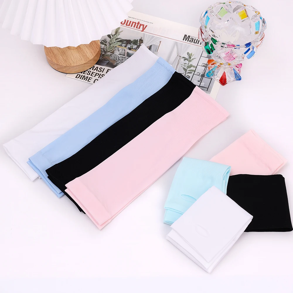 Children's UV Protection Cooling Arm Sleeves - Summer Elastic Ice Sleeves for Sports & Outdoor Activities