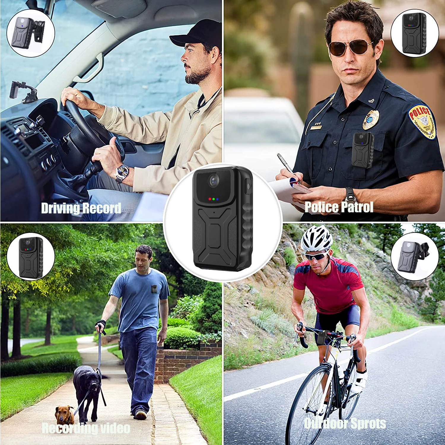 Small Body Digtal Camera Mini Cam 1080P FHD 140 Degree Wide Angle Video for Meeting Patrol Sport Dash Car Biking DV DVR Recorder