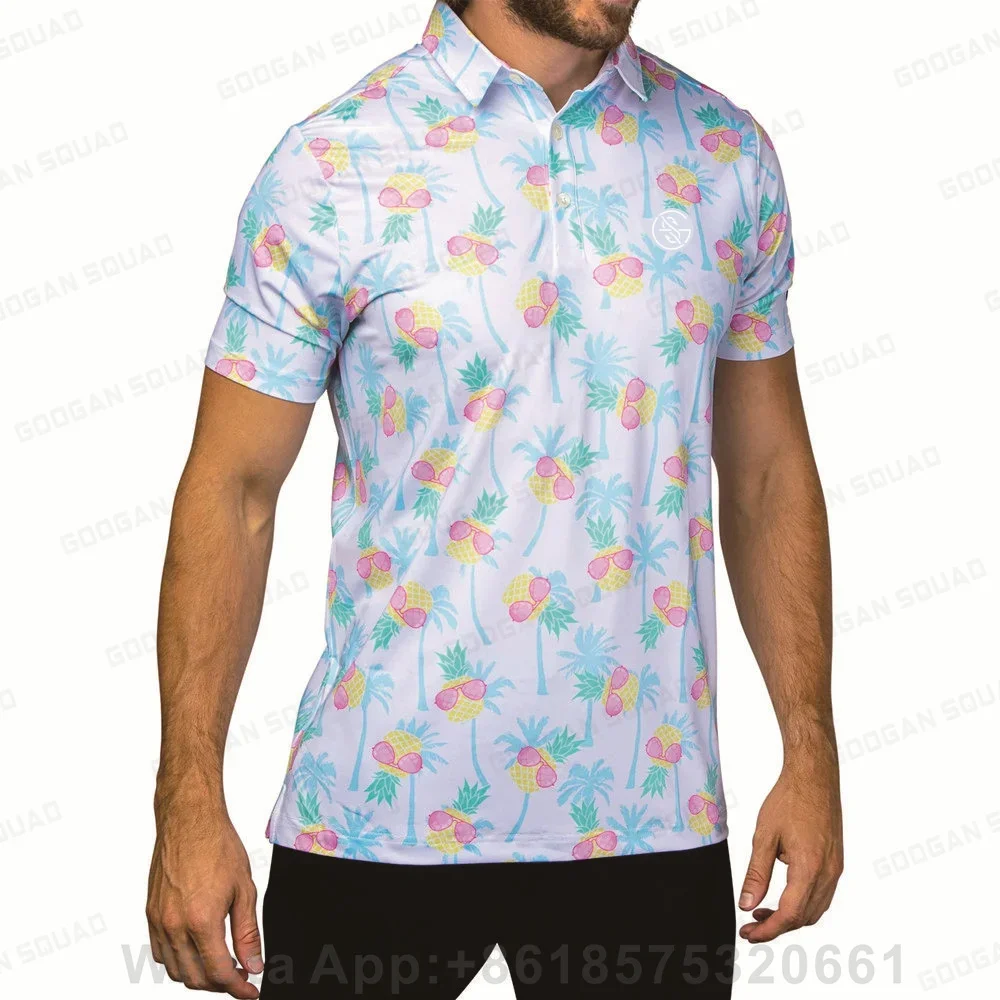 Men's Fashion Printed Polo Shirts Summer Short Sleeve Outdoor Golf Shirts F4 Racing Shirts Casual T-shirt Casual Shirt Beach Top
